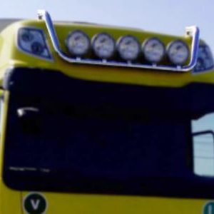 BARRA DE TECHO CROMADA DAF (CF SERIE WITH FOG)