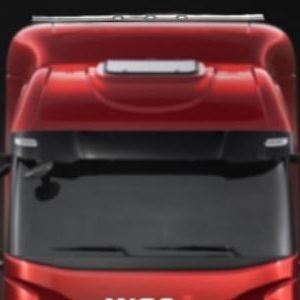 PARTE SUPERIOR BARRA TECHO SPOILER CROMADA IVECO S-WAY