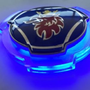 LOGO DECORATIVO AZUL REJILLA DELANTERA SCANIA
