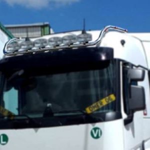 BARRA DE TECHO LARGA CROMADA RENAULT T-MODELS
