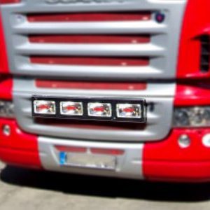MOLDURA CROMADA LUCES PARTE BAJA CABINA SCANIA (1998-2016)