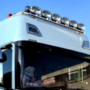 BARRA DE TECHO CORTA CROMADA SCANIA (NG SC S/R)