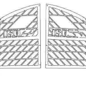 MOLDURA CROMADA PARA FARO ISUZU