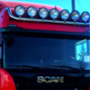 BARRA DE TECHO ESTANDAR CROMADA SCANIA (HIGHLINE)